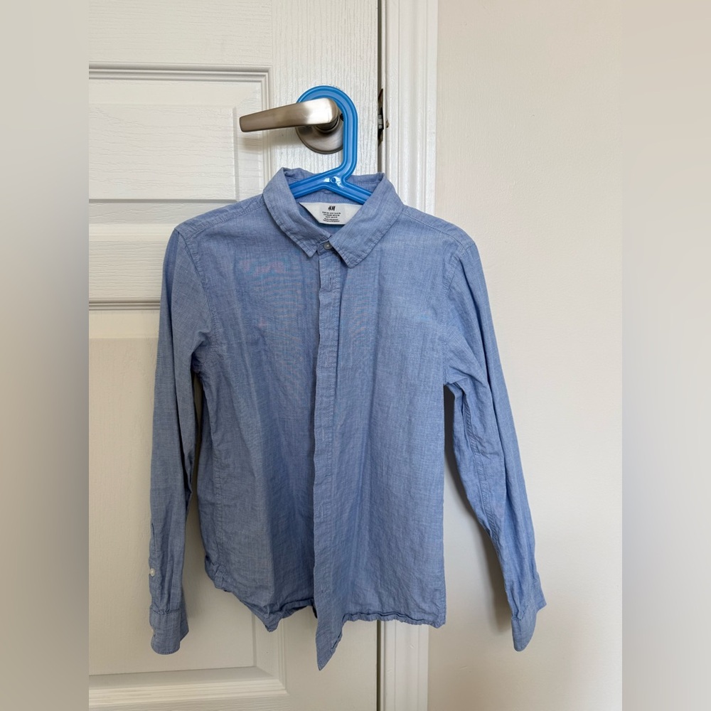 H&M kids Light Blue Casual Shirt